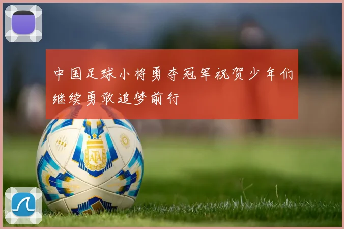 中国足球小将勇夺冠军祝贺少年们继续勇敢追梦前行
